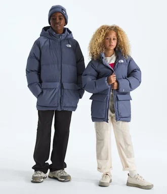 Boys’ & Girls’ North Down Fleece-Lined Short Parka