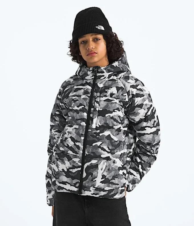 Boys’ North Down Hooded Jacket—Print Boys’ North Down Hooded Jacket—Print