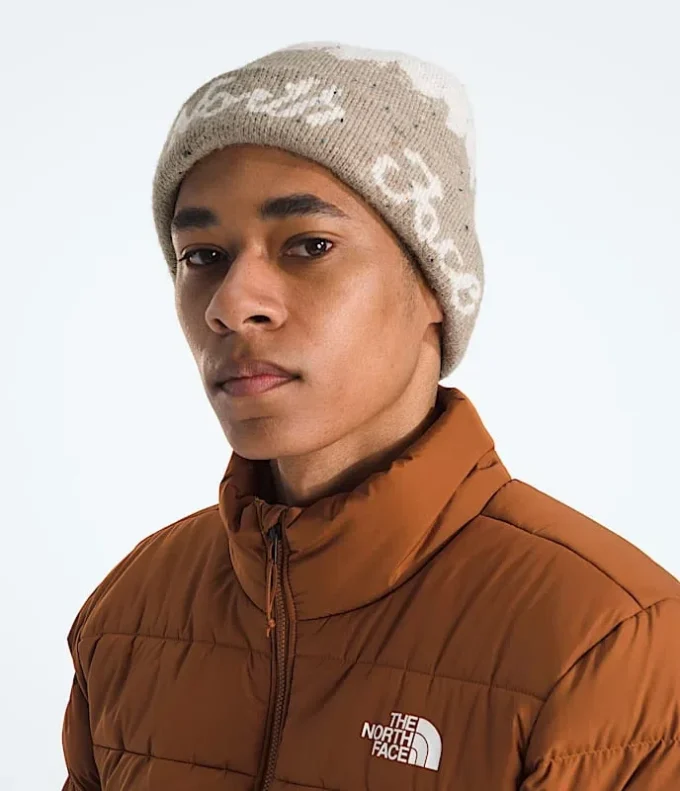 Cabin Mountainscape Beanie