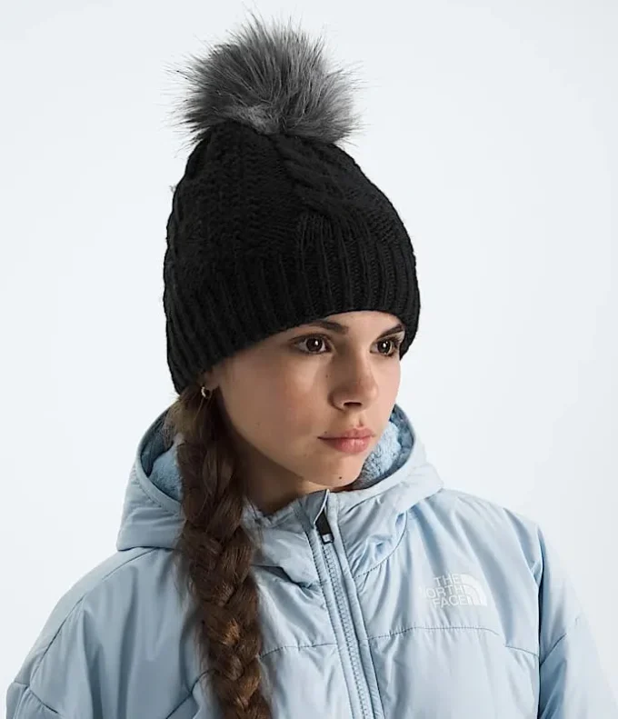 Kids’ Lined Oh Mega Fur Pom Beanie Kids’ Lined Oh Mega Fur Pom Beanie
