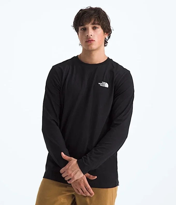 Men’s Long-Sleeve Simple Dome Tee Men’s Long-Sleeve Simple Dome Tee