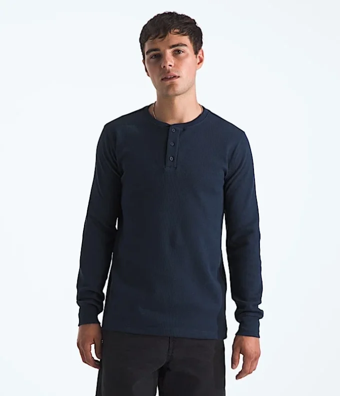 Men’s Waffle Long-Sleeve Henley Men’s Waffle Long-Sleeve Henley