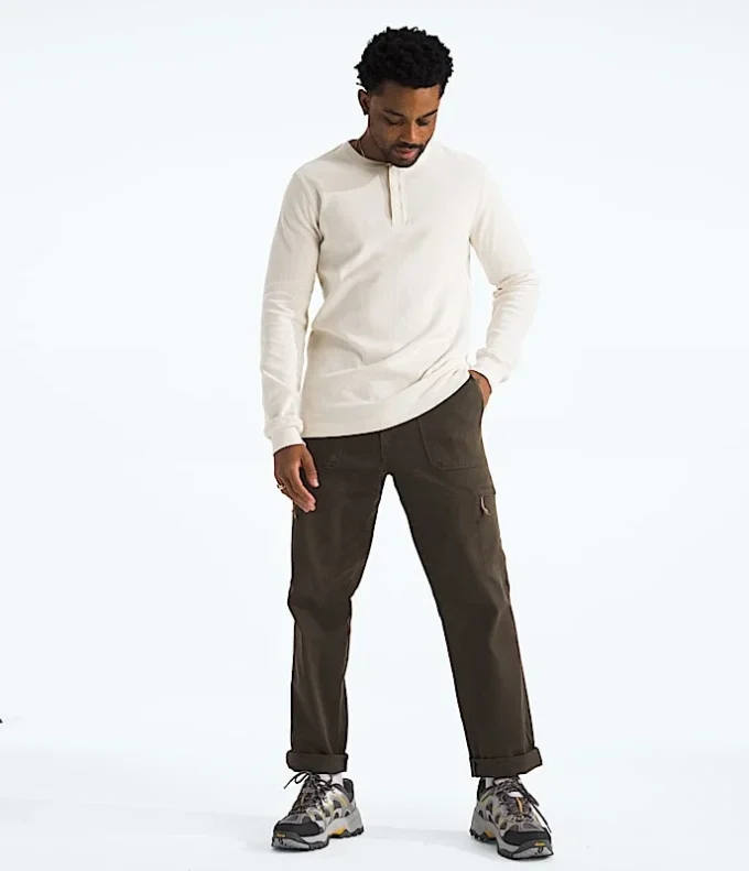 Men’s Waffle Long-Sleeve Henley Men’s Waffle Long-Sleeve Henley