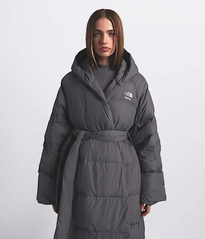 The North Face X SKIMS Women’s Nuptse Wrap Parka