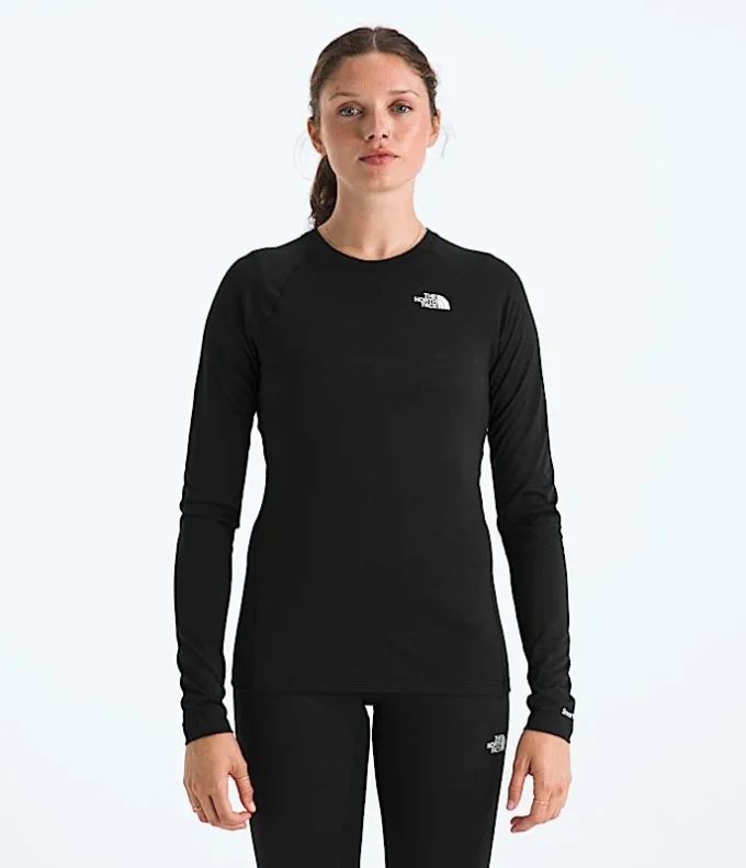 TNF X Smartwool Women’s Merino Blend 150 Long-Sleeve Crew TNF X Smartwool Women’s Merino Blend 150 Long-Sleeve Crew