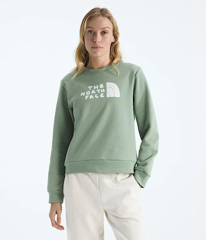 Women’s Evolution Sketch Logo Half Dome Crew—Graphic